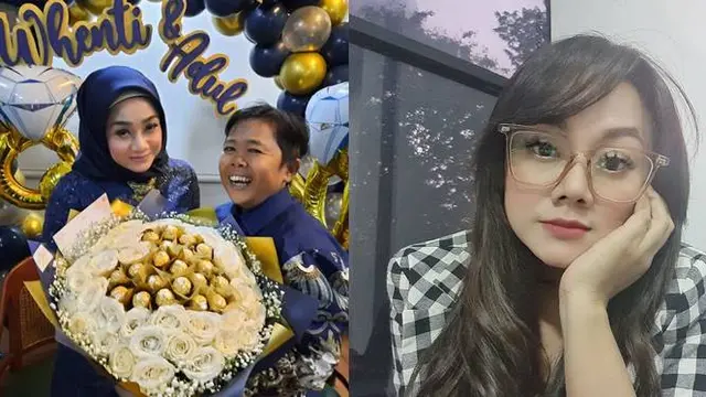 7 Potret Wenty Eri, Tunangan Baru Komedian Adul dengan Gaya Kasual