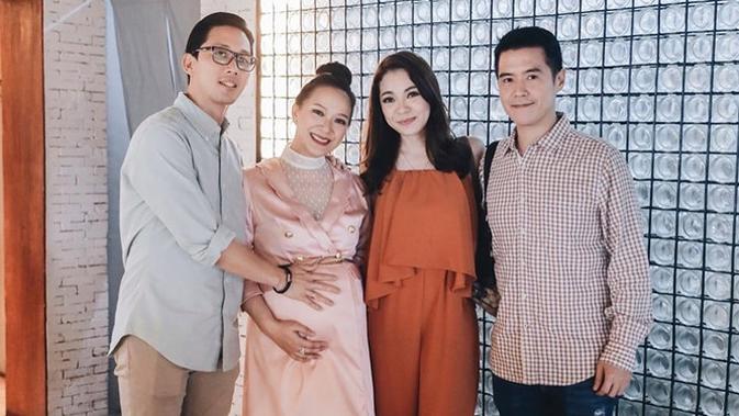 Yuanita Christiani dan suami gelar baby shower. (Sumber: Instagram/@yuanitachrist)