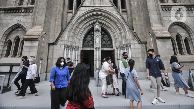Misa Kenaikan Isa Almasih di Gereja Katedral Jakarta