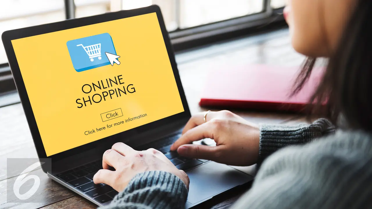 Ilustrasi belanja Online