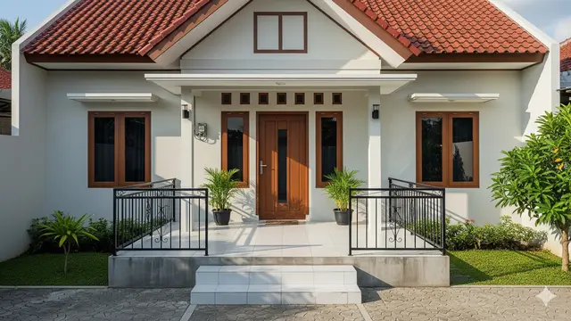 Rumah 5x8 Sederhana 1 Lantai 2 Kamar