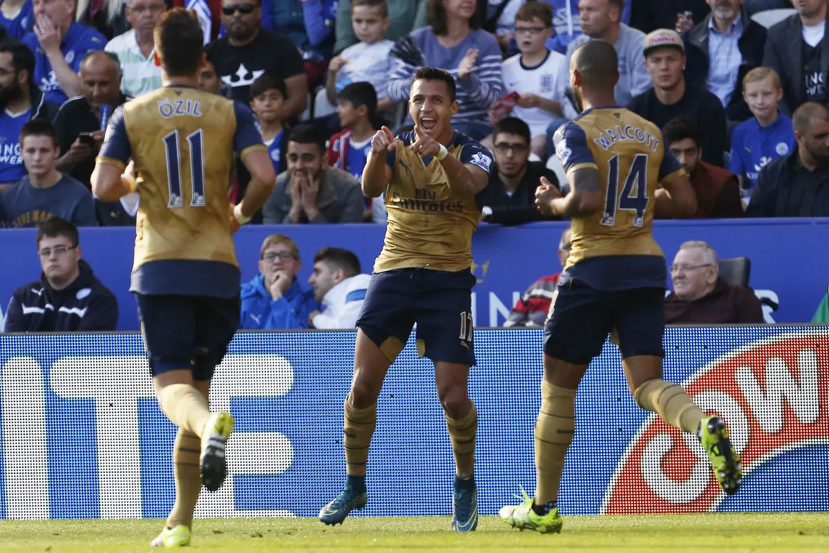 Tujuh Gol dan Sanchez Gemilang, Arsenal Bekuk Leicester 5-2