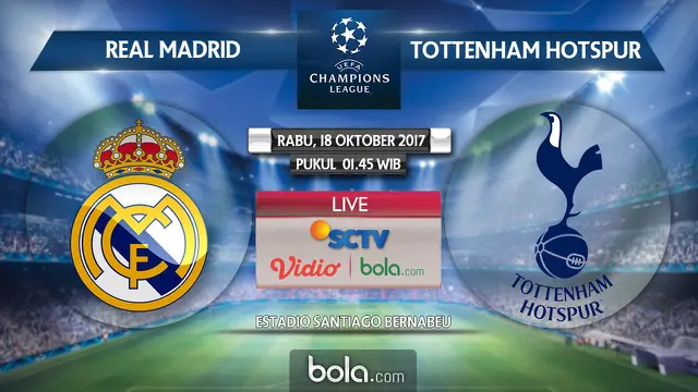 Real Madrid Vs Tottenham Hotspur