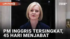Perdana Menteri (PM) Inggris Liz Truss menyatakan undur diri dari jabatannya. Ia mengundurkan diri pada Kamis (20/10/2022) waktu setempat. Liz Truss tercatat sebagai PM Inggris tersingkat selama 45 hari sejak 5 September 2022.