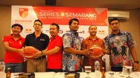 Konferensi Pers Indonesian Basketball League (IBL) 2016 Seri IV di Semarang, Jawa Tengah. (Media Relation IBL)