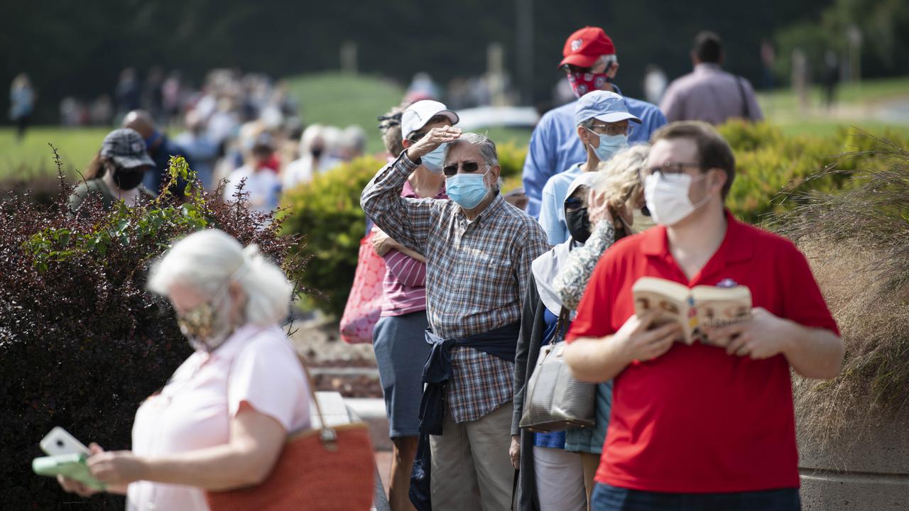 Antusiasme Warga Virginia Ikut Pemungutan Suara Awal