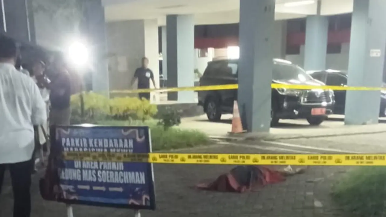 Jasad Danang Rizky Nurcahya tergeletak di TKP (Istimewa)