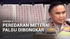 Polda Metro Jaya bersama Ditjen Pajak mengungkap praktik produksi dan peredaran meterai palsu. Di mana dalam hal ini, enam orang ditetapkan sebagai tersangka.