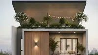 7 Model Rumah Kecil tapi Luas dengan Atap Datar Tinggi Bergaya Modern, Inspirasi Hunian Masa Kini