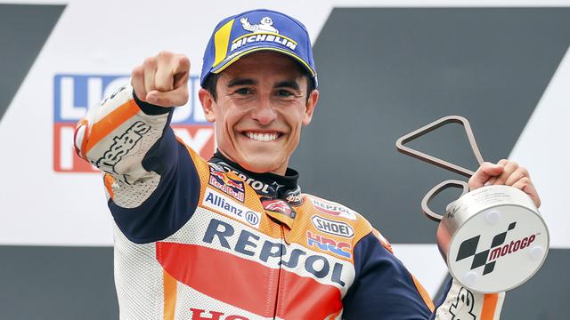 Foto MotoGP: Senyum Sumringah Marc Marquez, Naik Podium Setelah 581 Hari Penantian
