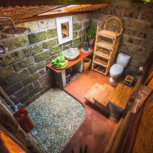 Desain Untuk Kamar Mandi Pedesaan Minimalis