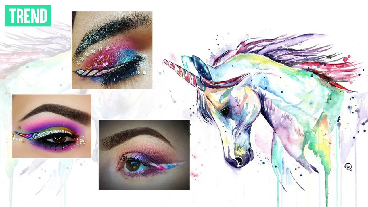 Trends: Mirip Negeri Dongeng dengan Riasan Mata Bergambar Unicorn