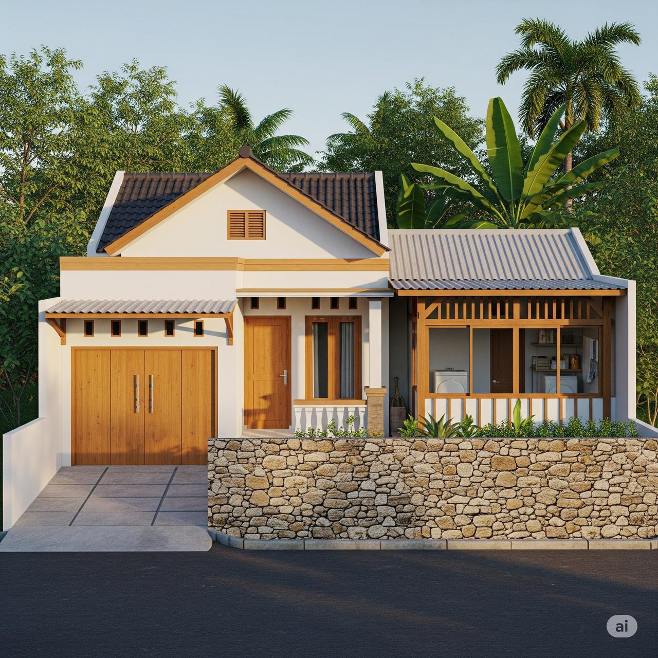 15 Model Rumah Dengan Garasi Mobil di Perumahan, Minimalis Dan Enak Dilihat