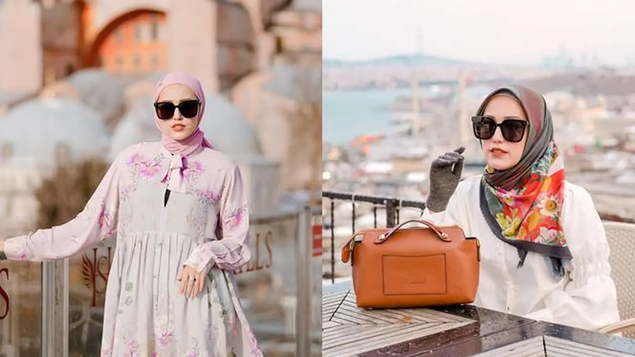 Tampil Stylish, Ini 7 Pemotretan Adelia Pasha saat Liburan di Turki