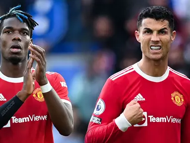 Manchester United harus kehilangan Paul Pogba secara cuma-cuma usai kontraknya habis pada bulan lalu. Padahal, jika menilik harga pasarnya, pemain berkebangsaan Prancis tersebut memiliki banderol sebesar 48 juta euro. Nilai tersebut terbilang fantastis. Selain Pogba, berikut 5 pemain berbanderol tinggi yang pernah hengkang dari Manchester United. (Foto Kolase: Paul Ellis)