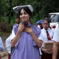 Aurelie Moeremans di alam bebas (Instagram/aurelie)