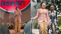 Potret Amora Lemos tampil berkebaya di acara HUT 57 ASEAN. (sumber: Instagram/krisdayantilemos)