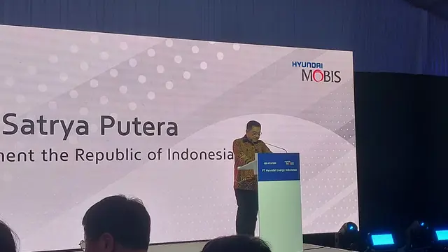 Hyundai Motor Group resmi memulai pembangunan pabrik baterai mobil listrik di Cikarang, Jawa Barat. Pabrik ini bakal dikelola oleh Hyundai Energy Indonesia (HEI). Foto: Arief Rahman
