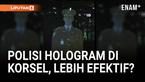 Korea Selatan meluncurkan inovasi terbarunya dalam upaya mengurangi angka kejahatan, yaitu dengan memasang polisi hologram di salah satu titik jalan di Seoul.