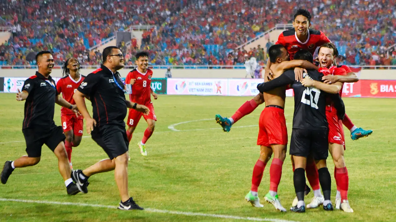 Foto: Bungkan Malaysia, Timnas Indonesia U-23 Sabet Medali Perunggu SEA Games 2021