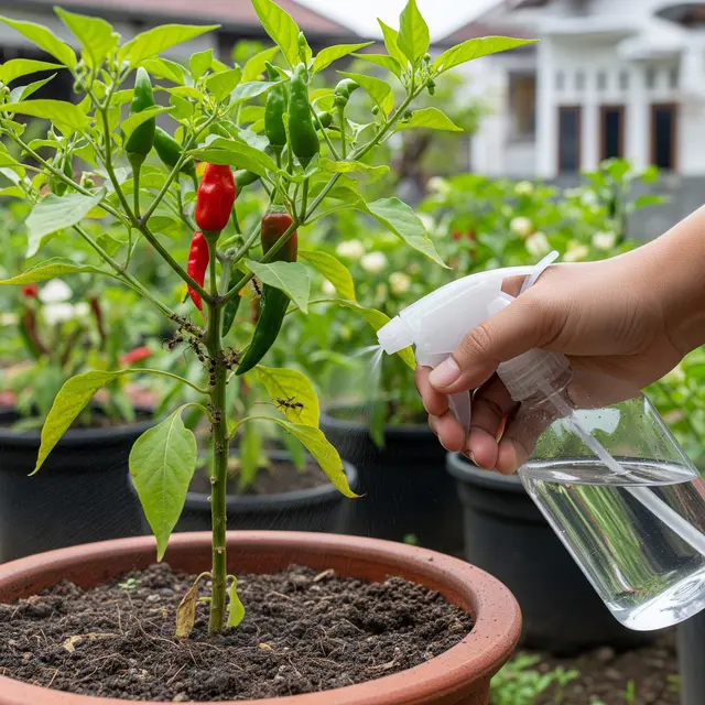 9 Cara Mengusir Semut dari Pot Cabai Tanpa Merusak Tanaman, Ampuh dengan Bahan Alami