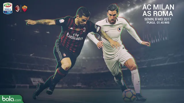 Serie A_AC Milan Vs AS Roma