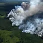 Insiden kebakaran hutan yang berdampak buruk pada kesehatan.