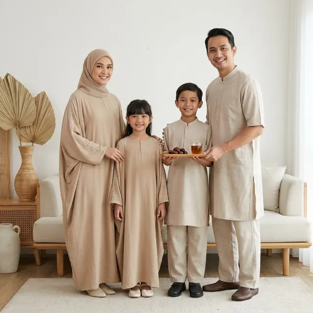Abaya Signature dan Koko Kurta Minimalis