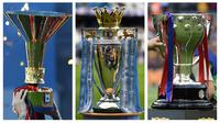 Tak bisa dipungkiri, Liga Inggris, Liga Spanyol dan Liga Italia merupakan 3 Liga Terbaik di dunia yang menjadi impian para pemain untuk menjuarainya. Hebatnya, 3 pemain berikut telah meraih ketiganya. Siapa saja dan kapan mereka meraihnya? Yuk disimak uraiannya. (Kolase Foto AFP)