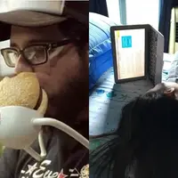 Menurutmu kelakuan seperti ini masuk kategori malas atau kreatif? (Sumber Foto: Dailymail)