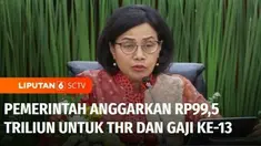 Pemerintah menganggarkan dana Rp99,5 triliun untuk pembayaran THR dan gaji ke-13 ASN dan para pensiunan. Anggaran THR tahun ini naik Rp18 triliun dibanding 2023.