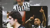 Juventus - Marcelo Salas, Mauricio Isla, Arturo Vidal (Bola.com/Adreanus Titus)