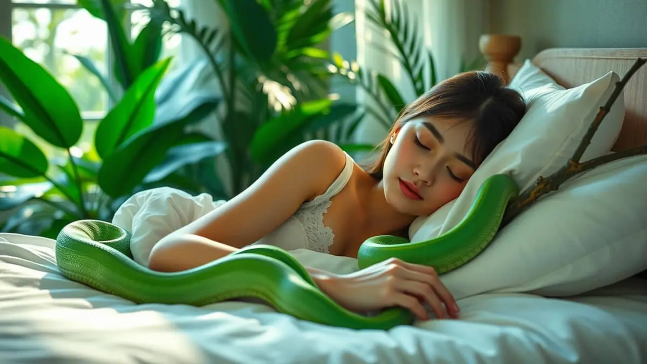 arti mimpi ular hijau