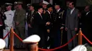 Jokowi terlihat menghadiri Upacara Peringatan Hari Kesaktian Pancasila di Monumen Pancasila Sakti, Jakarta, Rabu (1/10/2014) (Liputan6.com/Johan Tallo)