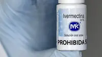 Obat Ivermectin. Foto: AFP