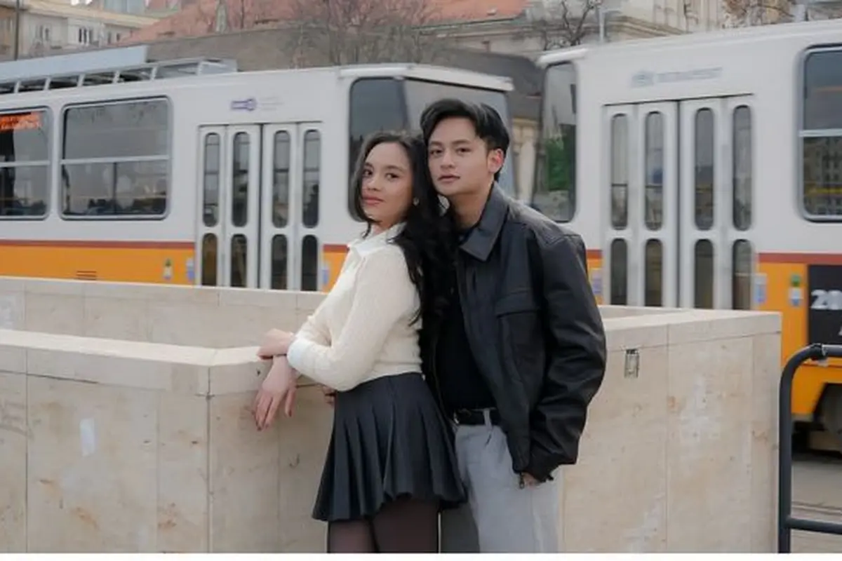 Potret Mesra Randy Martin dan Lyodra di Budapest. (instagram/randymartinnn)