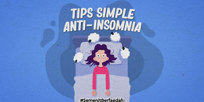 VIDEO: Catat, Tips Simple Atasi Insomnia