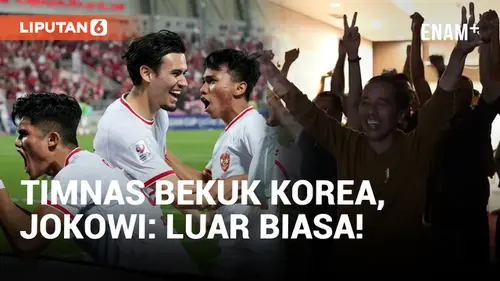 VIDEO: Presiden Jokowi Sanjung Timnas Indonesia U-23 Usai Kemenangan atas Korea Selatan