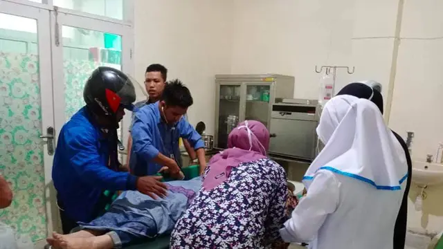 Mobil Fortuner terguling di tanjakan curam Anjoro Pitu, memakan korban jiwa. (Foto: Liputan6.com/Abdul Rajab Umar)