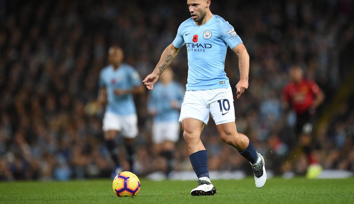 1. Sergio Agüero (Manchester City) - 8 gol dan 4 assist (AFP/Oli Scarff)