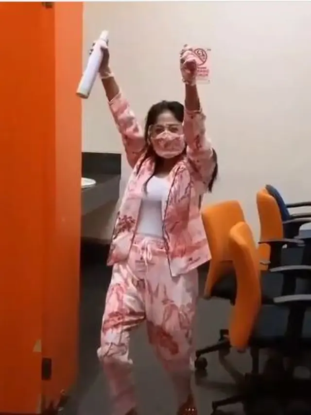 5 Potret Terbaru Dewi Perssik Sembuh dari Covid-19, Sudah Kembali Syuting