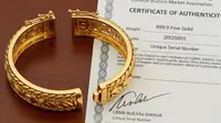 10 Gelang Emas Rantai London 24 Karat Investasi Jangka Panjang yang Stylish dan Menguntungkan di 2025