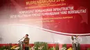 Presiden Joko Widodo memberikan pidato saat pembukaan Musyawarah Perencanaan Pembangunan Nasional (Musrenbangnas) Tahun 2015 di Jakarta, Rabu (29/4/2015). (Liputan6.com/Faizal Fanani)