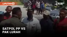 Satpol PP Pukul Lurah di Banjir Kanal Barat