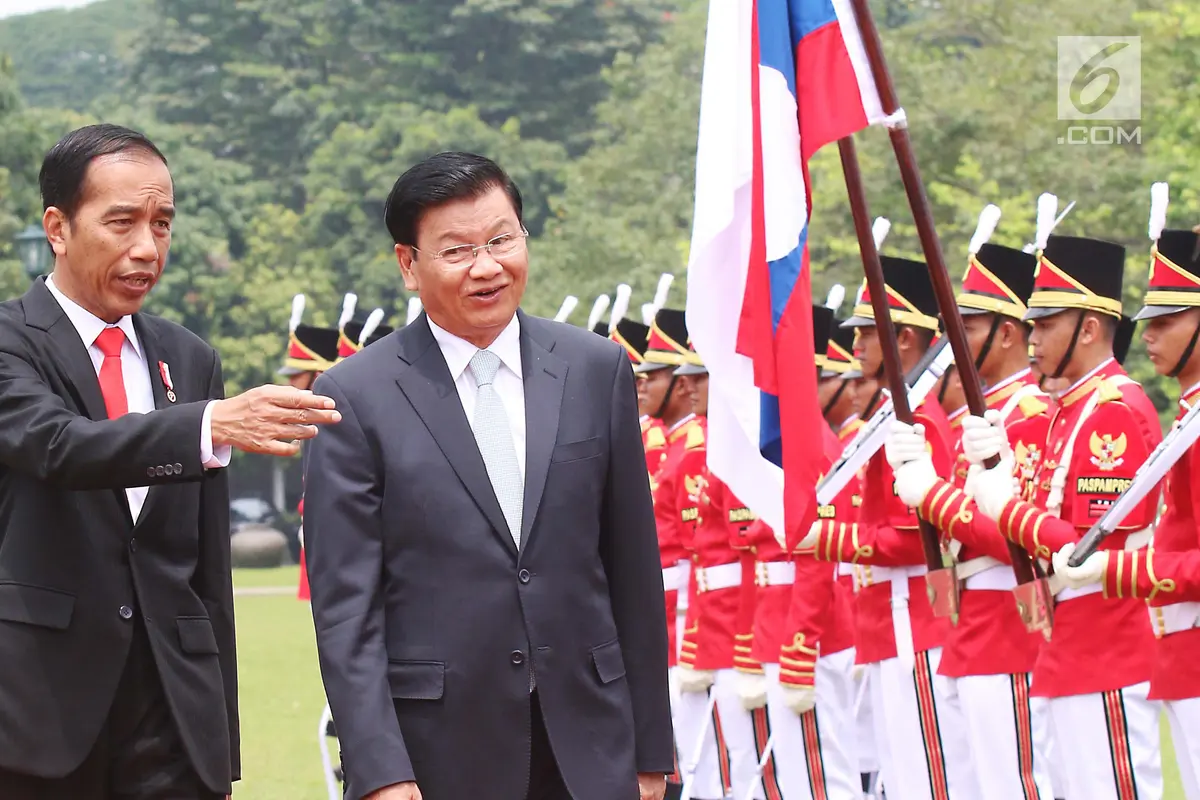 Jokowi Terima Kunjungan Kenegaraan PM Laos