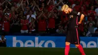 Striker Barcelona asal Argentina, Lionel Messi. (AFP/Ian Kington)