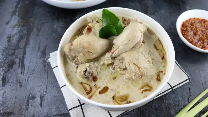 opor ayam putih