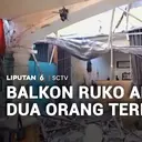 Balkon Ruko di Bekasi Ambruk, Dua Orang Terluka Tertimpa Reruntuhan