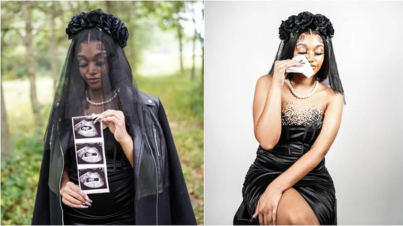Wanita 23 Tahun Ini Jalani Maternity Shoot Bertema Pemakanan, Potretnya Unik