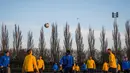 Klub lokal FBK Balkan berlatih di lapangan sepak bola Zlatan Ibrahimovic, kawasan Rosengard, Malmoe, (2/5/2016). (AFP/Jonathan Nackstrand)